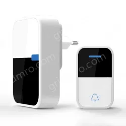 American and European household self generating wireless doorbell, waterproof, battery free, wiring free, one to two electronic AC doorbell